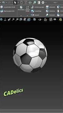 SolidWorks 3D Soccer Ball – Timelapse Design #shorts