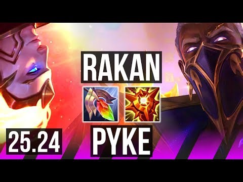 RAKAN & Kai'Sa vs PYKE & Ezreal (SUP) | KR Master | 25.24