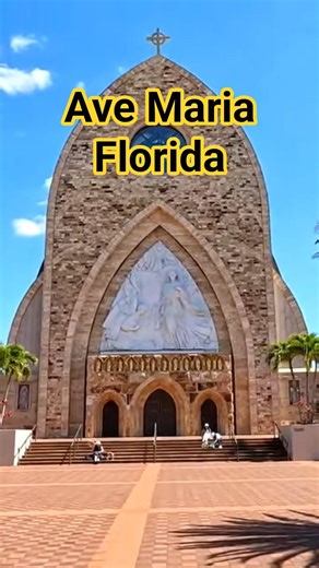 The Parish at Ave Maria Florida: Where Faith Meets Architecture #shorts #avemaria #florida