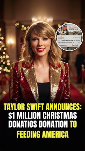 Taylor Swift’s $1M Christmas Gift! 💰✨ #breakingnews #taylorswift