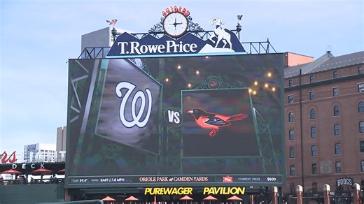 WATCH: Orioles debut new scoreboard, other improvements to Camden Yards