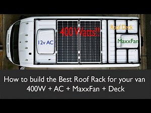 8020 Roof Rack on a Promaster 2500 Van