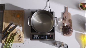 ChangBERT Induction Cooktop, Commercial Grade Portable Cooker, Large 8” Heating Coil, Premium Stainless Steel Countertop Burner with NSF Certified, 10 Hours Timer Powerful 1800W Professional Hot Plat