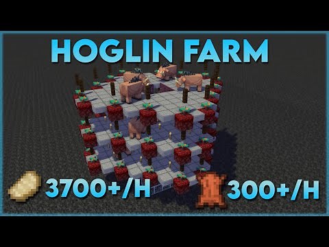 1.21.4 | Hoglin Farm Tutorial | 4000+ items/h