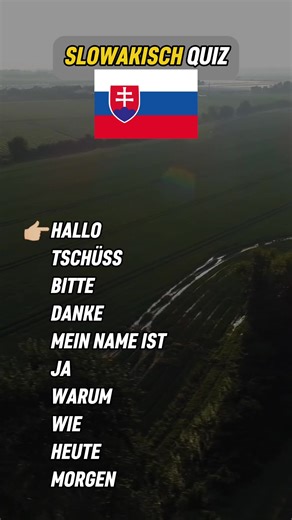 Slowakisch für Anfänger: Sprache lernen und quizzen