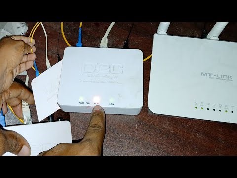How to Router no Internet Connection - ONU Los Problem Repair - Onu Red LED Up and Down