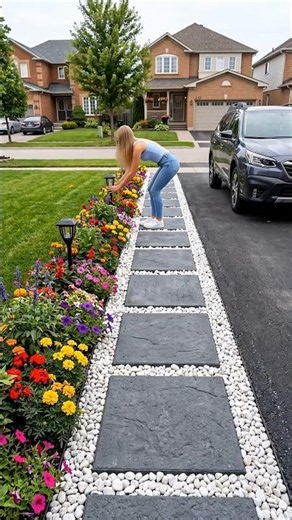 Wait Until You See This Front Yard at Night