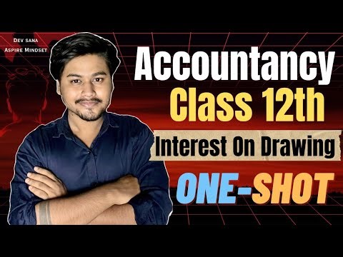 Interest on Drawing ONE - SHOT 📚| Partnership Accounts Class 12th 🎯| CBSE 2026 | ASPIRE MINDSET