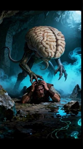 Monster's in 60 seconds or less - Intellect Devourer #fantasy #shorts #dnd #ttrpg