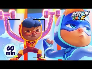 Do You Even Lift? | Action Pack 🦸 | Action Cartoons For Kids
