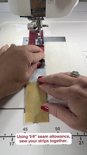 52K views · 279 reactions | Let's make "quilt as you go" quilted candle wraps with #janomemaker @heidiproffetty! Heidi is sewing on her Continental M8 to quilt her fabric scraps and trim together for these beautiful quilted candles! Stay tuned for part 2! | Janome Sewing Machines | Facebook