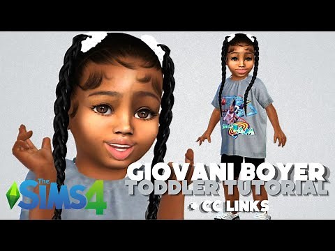 HOW I MAKE MY TODDLER SIMS TUTORIAL | SIMS 4 CAS + CC LINKS