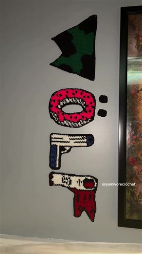 WOLF Album Inspired Crochet Tapestry Set