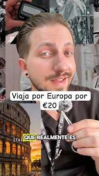 ¿Sabías que puedes viajar por Europa por menos de €20? ✈️