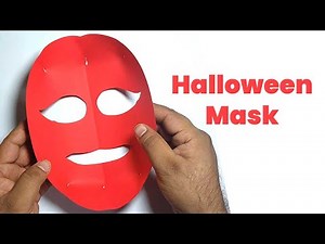How to Make a Paper Mask (DIY Paper Craft Tutorial for Halloween)