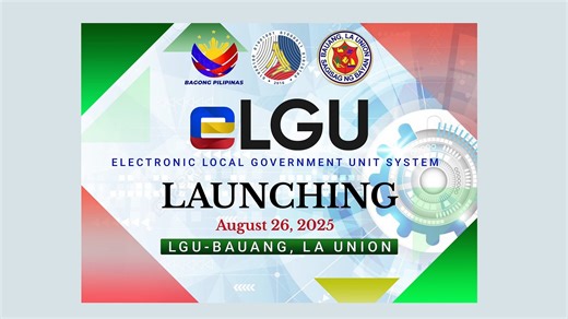 5.9K views · 46 reactions | LAUNCHING OF THE BAUANG E-LGU SYSTEM "E=LGU Bauang:Business Processing Electronic na, Sama Sama sa Paglipad ng Pag-asenso #핸ahusaynaserbisyong항auangeñoparasa핷ahat #LEEpadbauang | Municipality of Bauang, La Union | Facebook