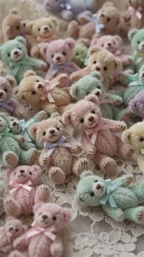 Tiny Teddy Spread 🧸 | Ultimate Cute Satisfaction #shorts #youtubeshorts