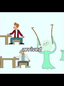 The spaceship crashed into Fry at high speed#futurama #cartoon #animation #movie #fyp #shorts