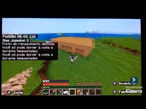 Paleocraft #2 - fiz a primeira base e domei um coritossauro!