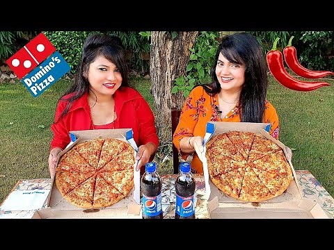2 X Large Domino's Pizza Challenge | Food Challenge