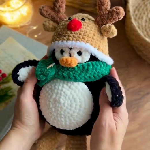  Waddle into the holidays with this adorable Christmas Penguin Pattern! ❤️ Perfect for decorating your home or gifting to loved ones, this little penguin brings snowy cheer wherever he goes. ✨ Step-by-step instructions make it beginner-friendly and fun!  Download now and start crafting your own winter buddy today! | Delightfulpattern | Facebook