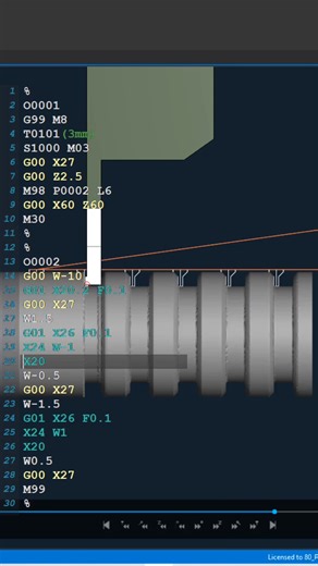 Using subprogram for Multiple Groove machining #cnc #turning #catia #mastercam #catia #inventor | Cadcamcncedu