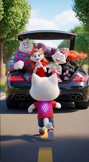 ام القط وابوه واخواته سابوه ومشيو الي الملاهي وسابوه لوحده 😥💔