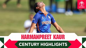 Harmanpreet Kaur century highlights | WI v IND | CWC22