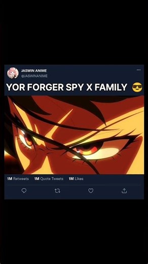 Yor Forger 😎 Spy x family #yorforger #anime #spyxfamily #shorts #trending