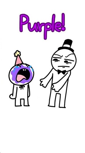 Color mixing🔴🔵 #animation #memes #funny #shorts