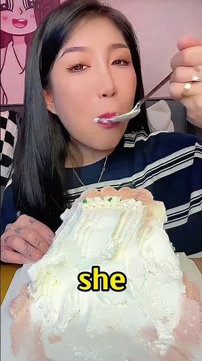 The birthday girl finished a whole cake all on her own!