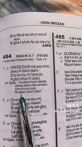 Hymn 494: Onisegun Nla Wa Nihin - Yoruba Worship