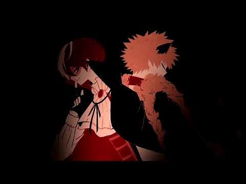 Vampire Todoroki Drinking Blood from Werewolf Bakugou: Spicy ASMR + Fan-Art | #todobaku