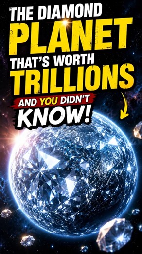 A PLANET MADE OF DIAMONDS WORTH TRILLIONS #universe #space #facts