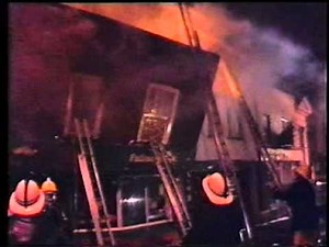 Buildings collapse when they are on fire