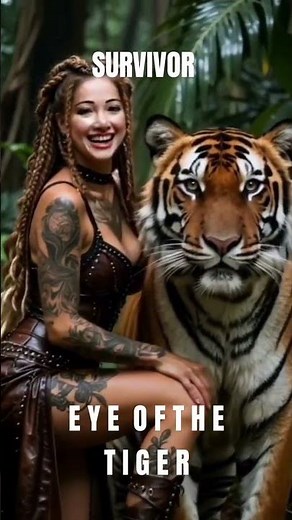 EYE OF THE TIGER - Survivor|Song about doing one's best in life| Tiger moves are in Kung Fu & Karate