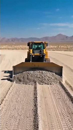 Perfect Grade! 🚜 Watch this Dozer Level Gravel Like a Pro! (Satisfying)