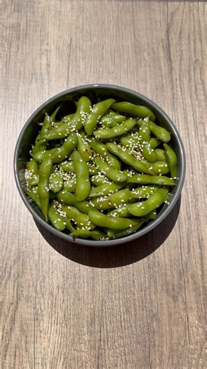 Edamame with Soy and Sesame Oil Sauce
