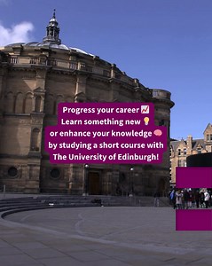Take a short course with one of the world's top universities with lower time commitment compared to a degree programme | University of Edinburgh Lifelong Learning | Facebook