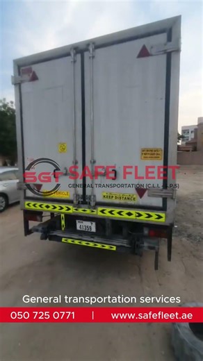 Cold Chain Excellence in Dubai | Safe Fleet General Transport UAE