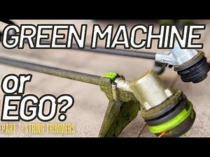 Best BATTERY POWERED String Trimmers | EGO vs GREEN MACHINE