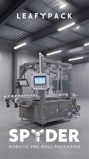 LeafyPack on Instagram: "SPYDER, our latest robotic solution for high-speed pre-roll packaging. Powered by an ABB FlexPicker 4-axis robotic platform, SPYDER delivers up to 50 picks per minute with consistent, precision-aligned placement. ⚙️ Key capabilities: • AI-driven quality detection • Fully automated tin dispensing • Adjustable pattern alignment • Intuitive touchscreen controls • Integrated lid-application system 🎥 Watch the full SPYDER demo and detailed breakdown on YouTube → https://yout