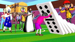 315K views · 6.3K reactions | Scary Teacher 3D Nick Troll Miss T with Domino - Ice Scream 4 and Granny Coffin Dance Compilation | ScaryTeacher3D | Facebook