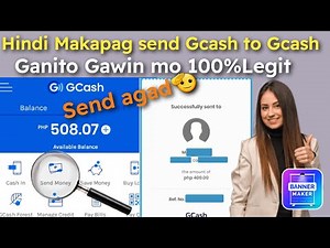 Gcash to Gcash Hindi makapag send Ganito Gawin Mo Technik 100%Legit