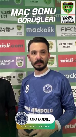 Misli.Com Golden League Ankara /ANKA ANADOLU/POST-MATCH COMMENTS #shorts #futsal #football #ankara