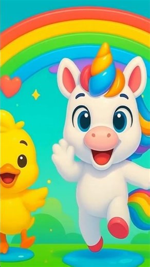 Rainbow Unicorn Color Song 🌈🦄 | Magical Music by BrightTales