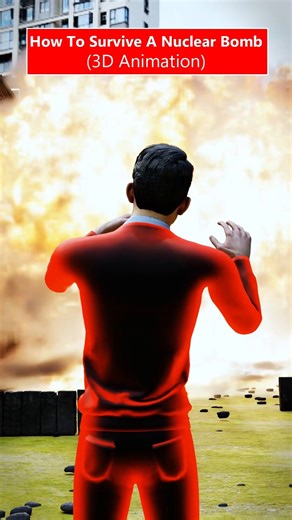 Nuclear Explosion Survival Explained (3D Animation)