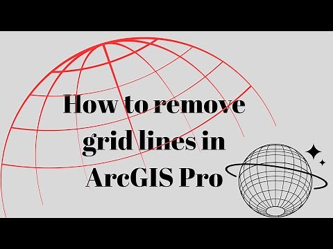 How to remove grid line in ArcGIS Pro