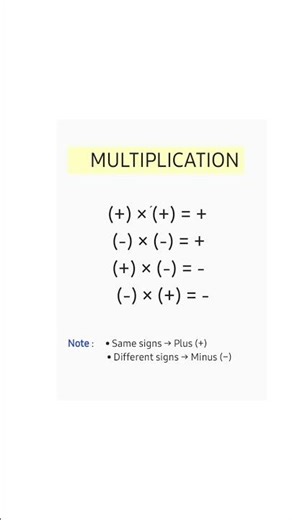 Basic arithmetic operators. #maths #basicoperations