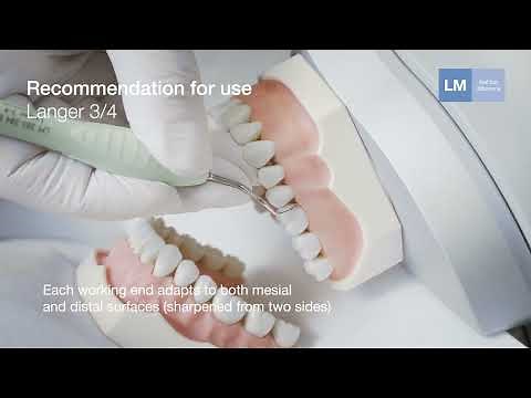 How to use Langer 3/4 LM™ hand instrument